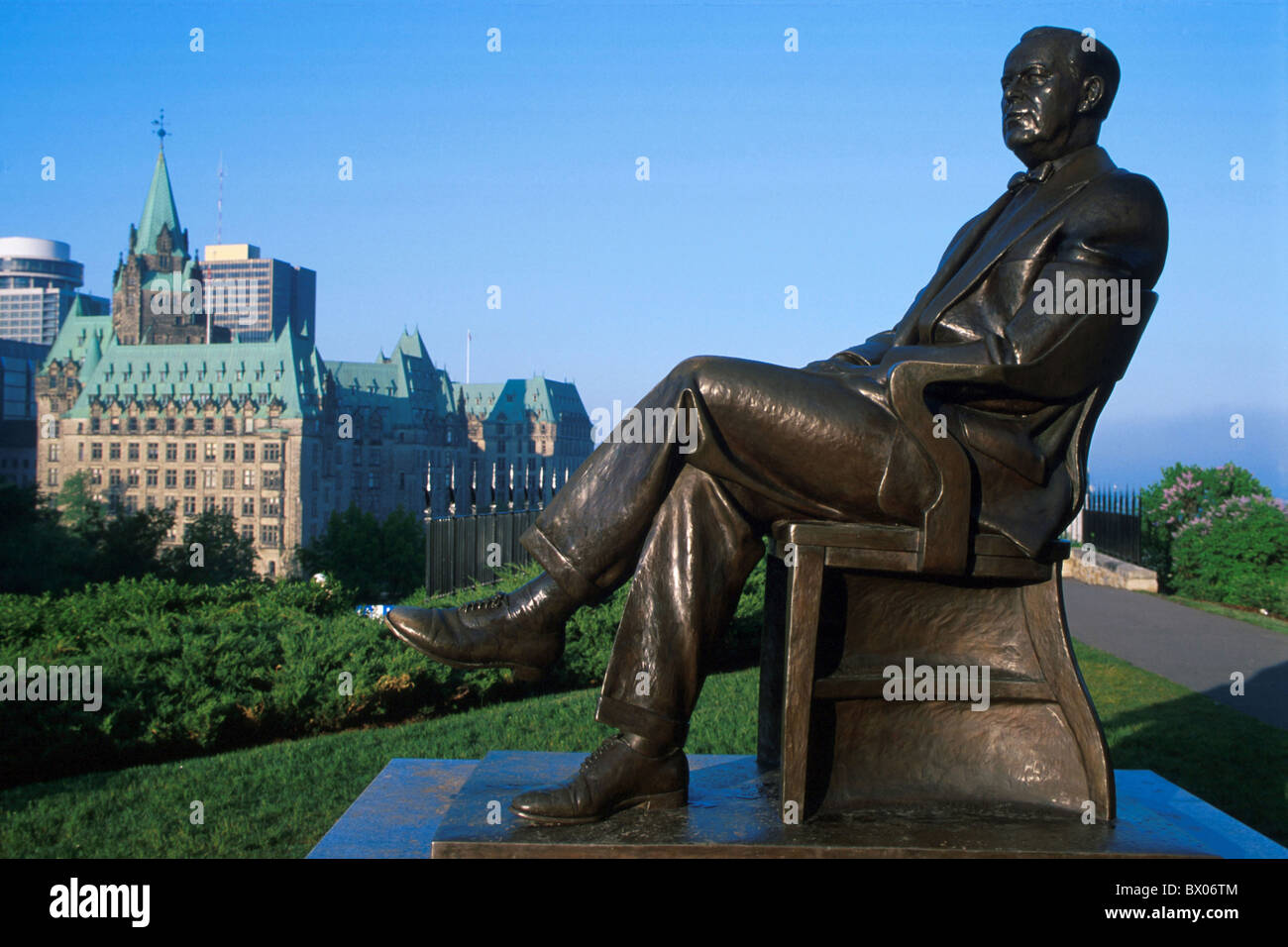 Canada North America America Lester Bowles Pearson monument Ontario Ottawa Parliament Hill