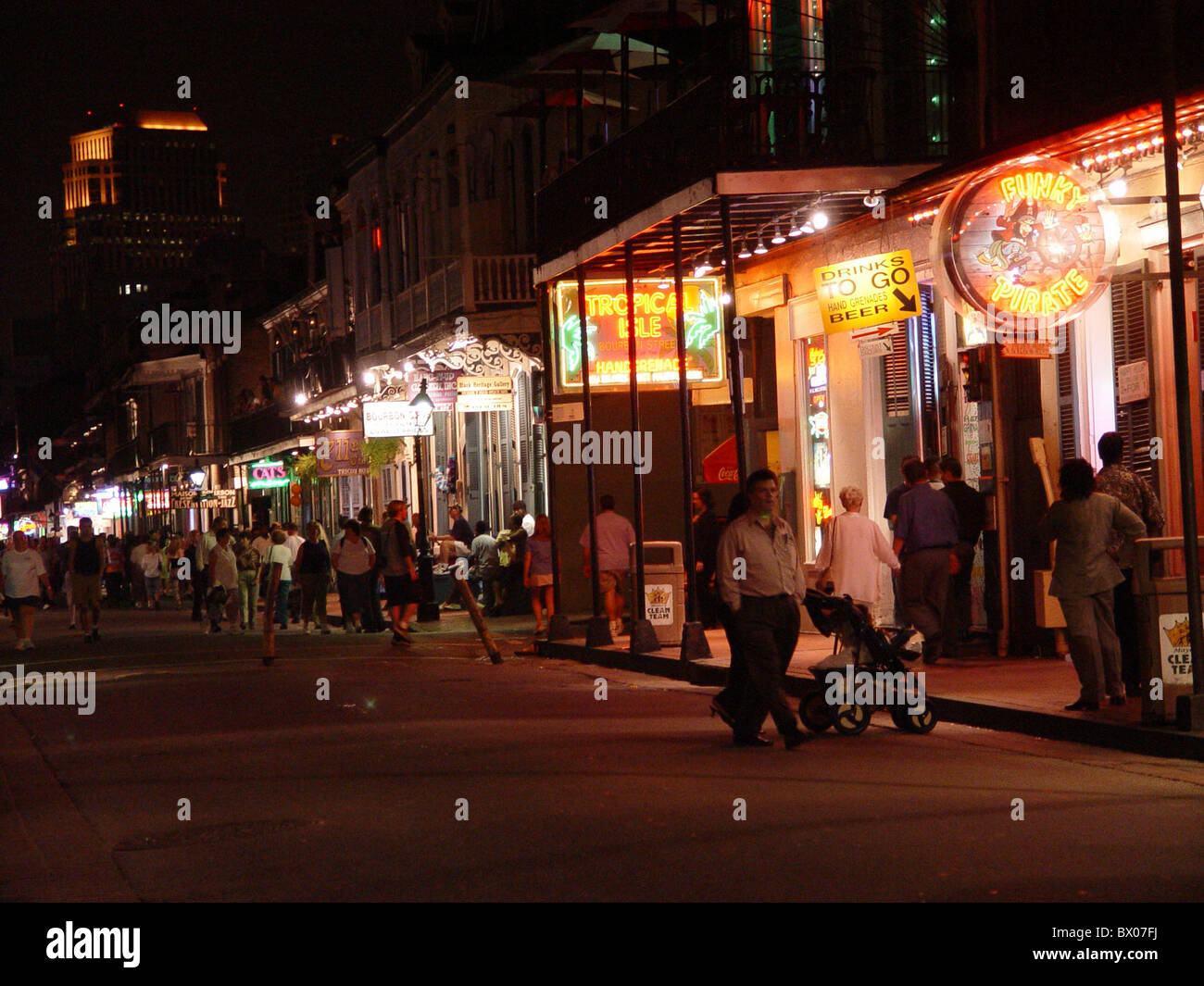 bars bourbon Street clubs French Quarter shops dealings stores people