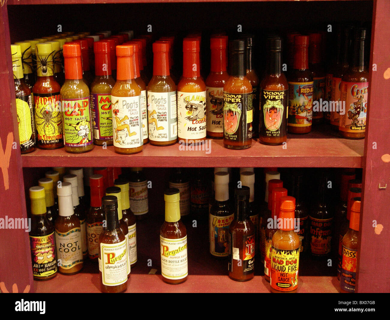 Cajun food eating bottles food business trade Hot sauce gravy Caribbean store loading food