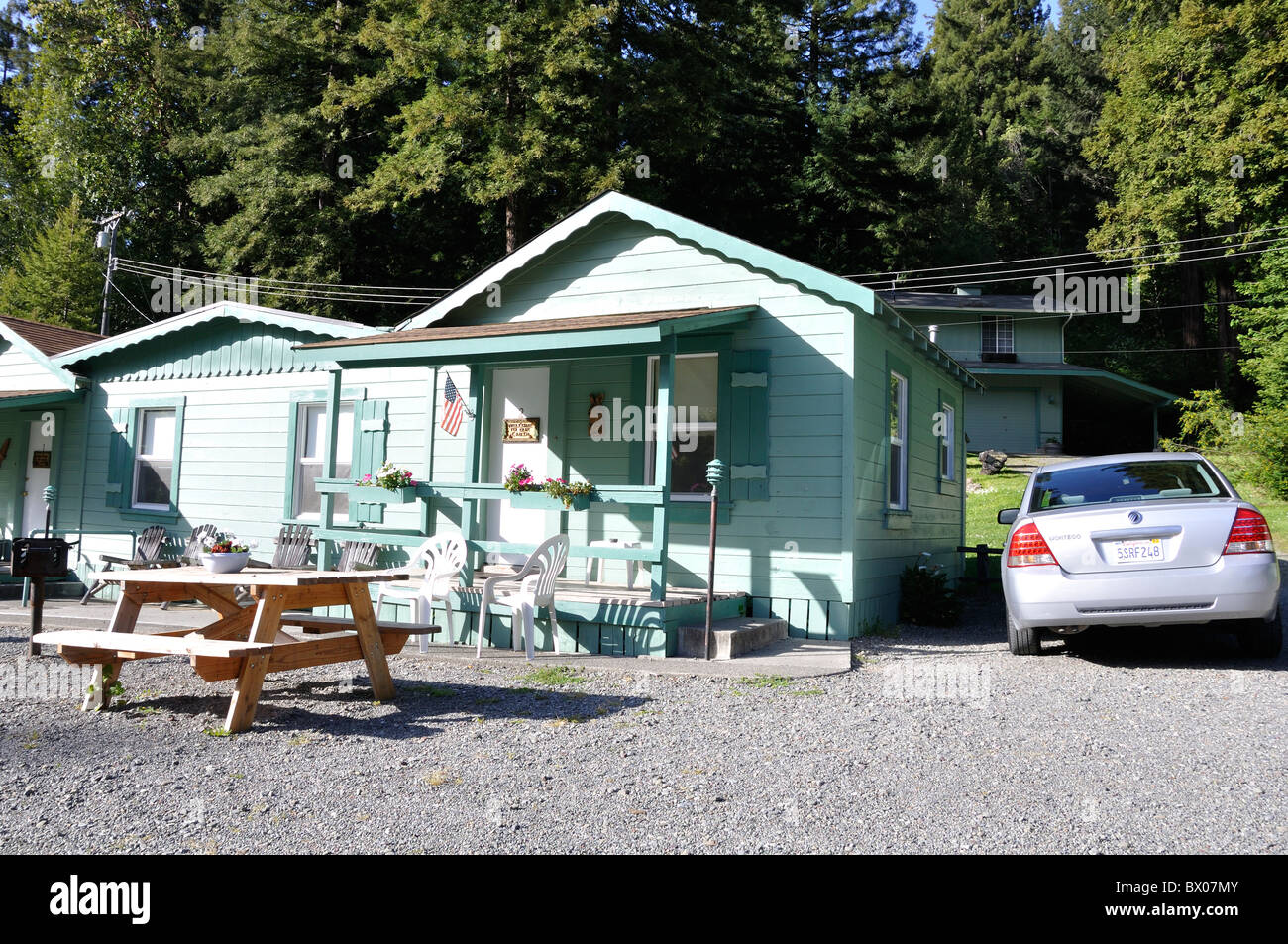 Redcrest Resort Cabins For Tourists In Redwoods National Park