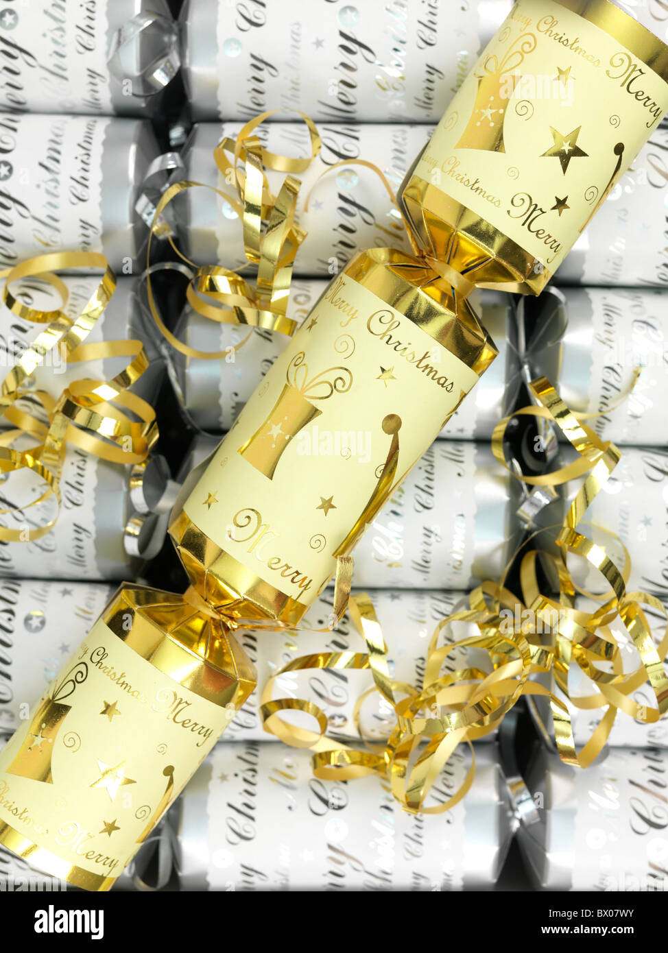 Christmas crackers Stock Photo Alamy