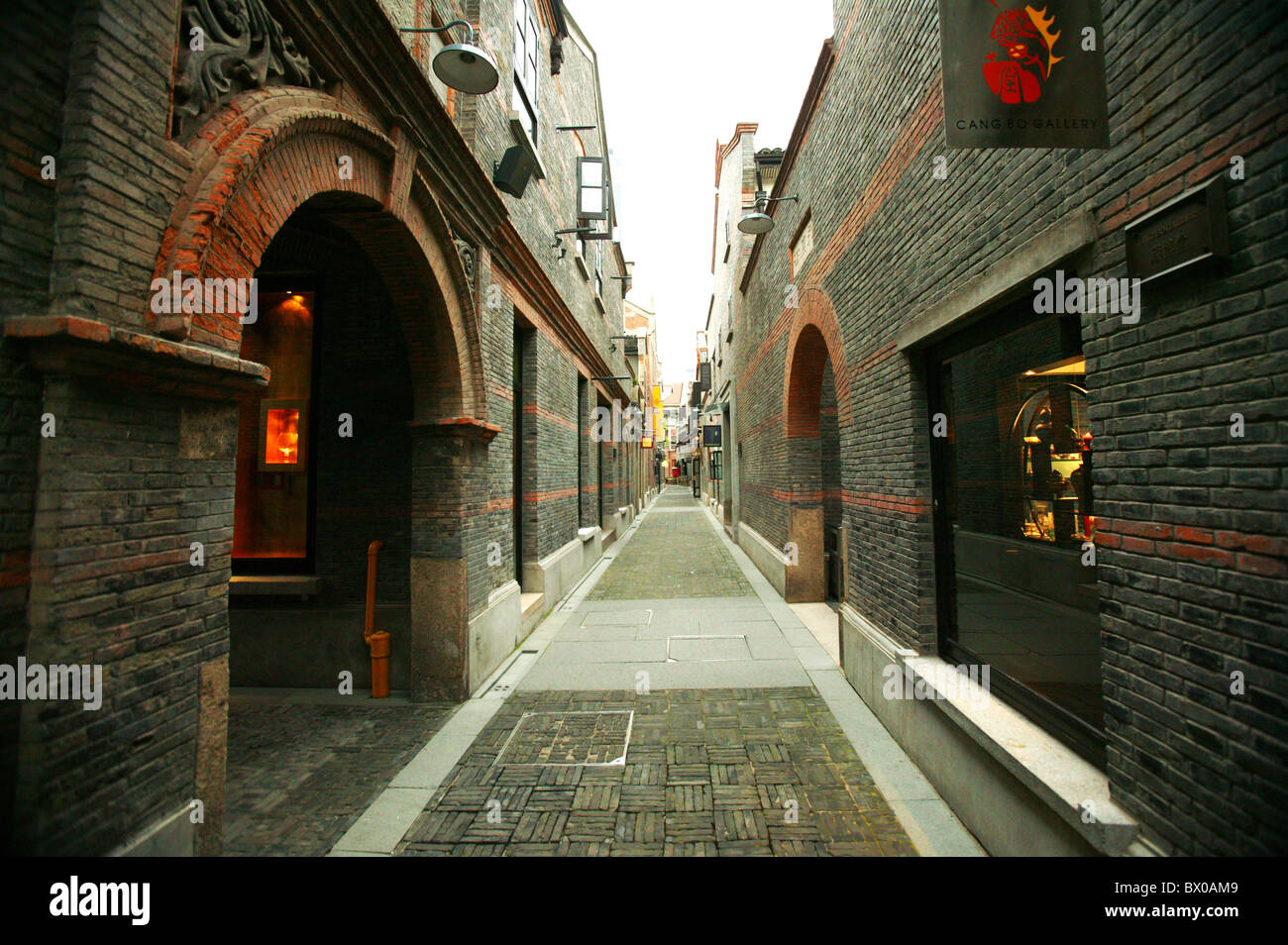 Traditional Shikumen houses, Shanghai, China Stock Photo Alamy