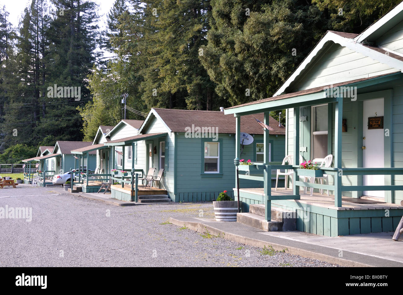 Redcrest Resort Cabins For Tourists In Redwoods National Park