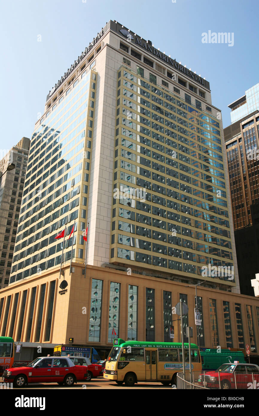 Mandarin Oriental Hotel, Central District, Hong Kong, China Stock Photo