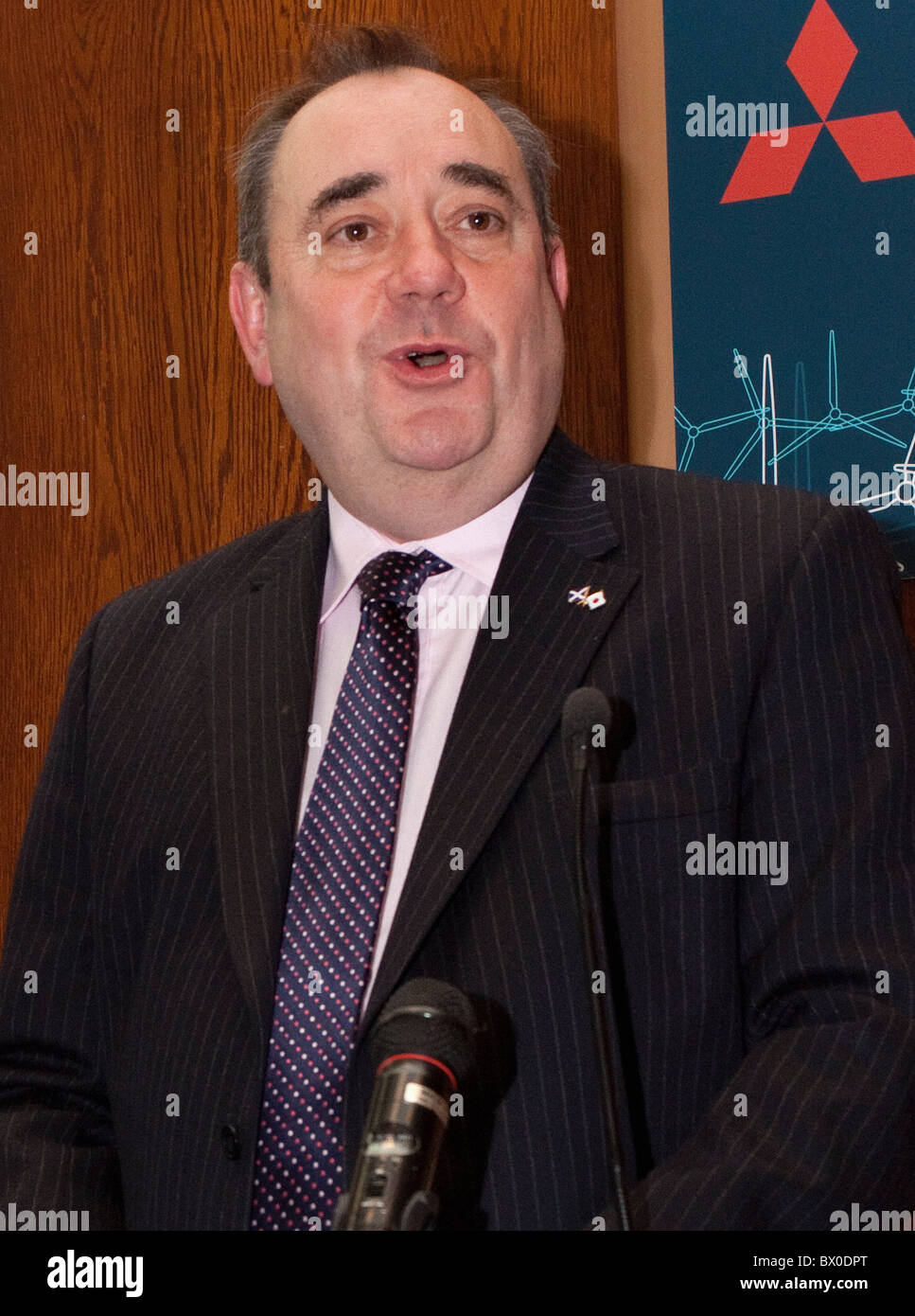 Scotland’s First Minister, Alex Salmond. Stock Photo