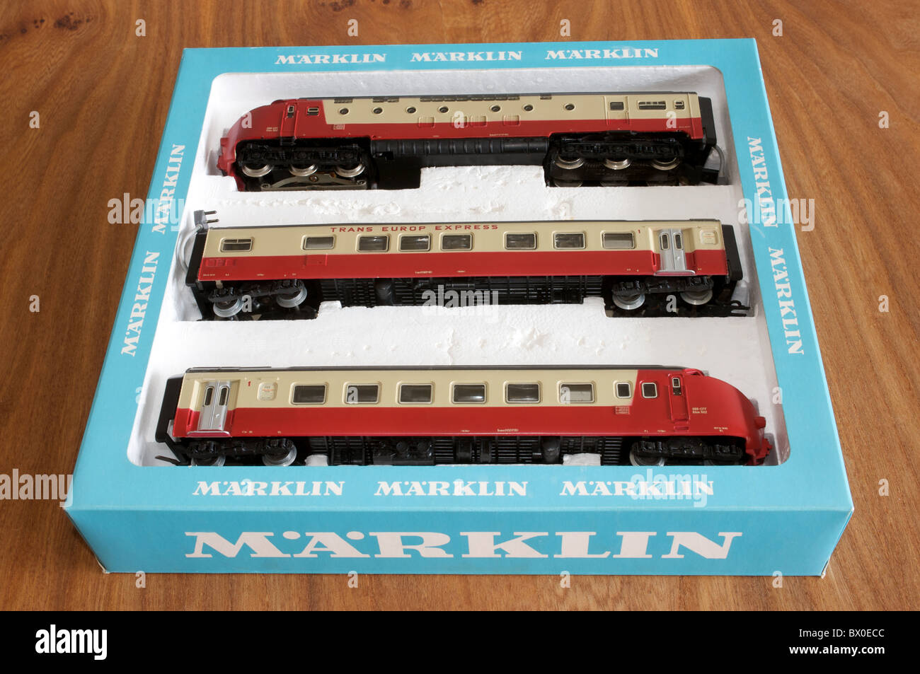 Marklin toy train set Stock Photo - Alamy