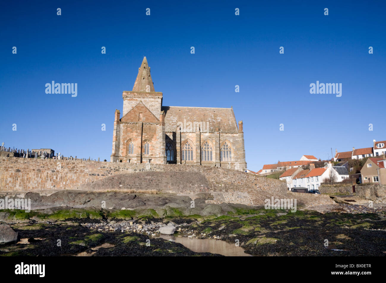 St Monans Church in Fife, Scotland. Stock Photo