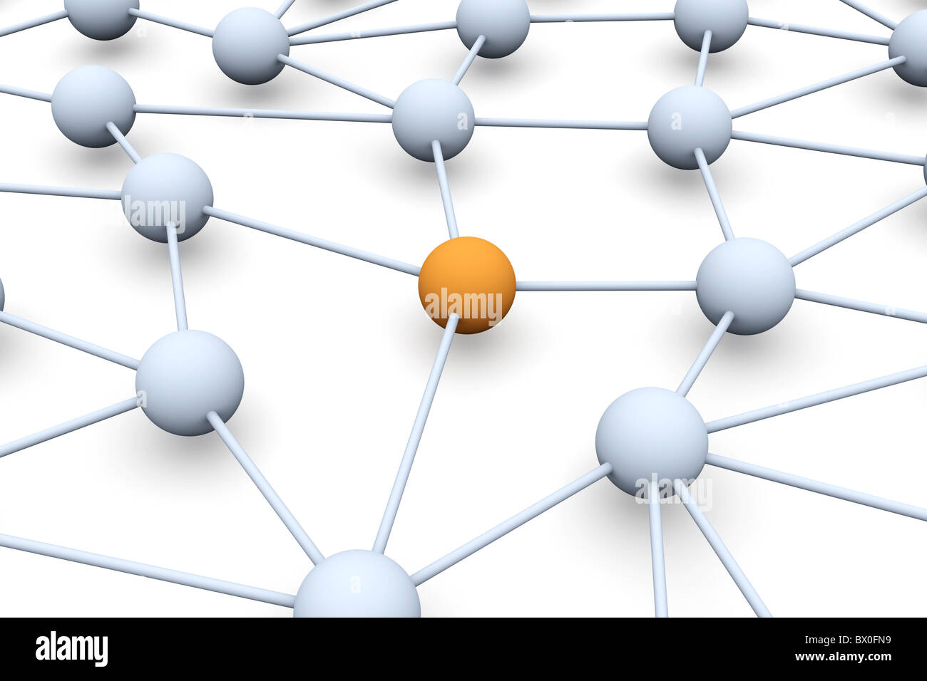 Concept network structure Cut Out Stock Images & Pictures - Alamy