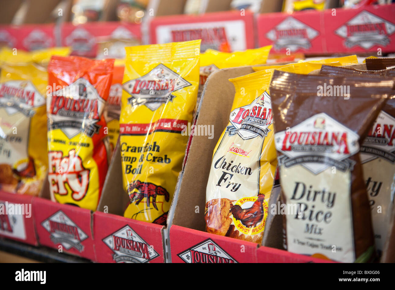 The French Market in the French Quarter of Louisiana, New Orleans sells