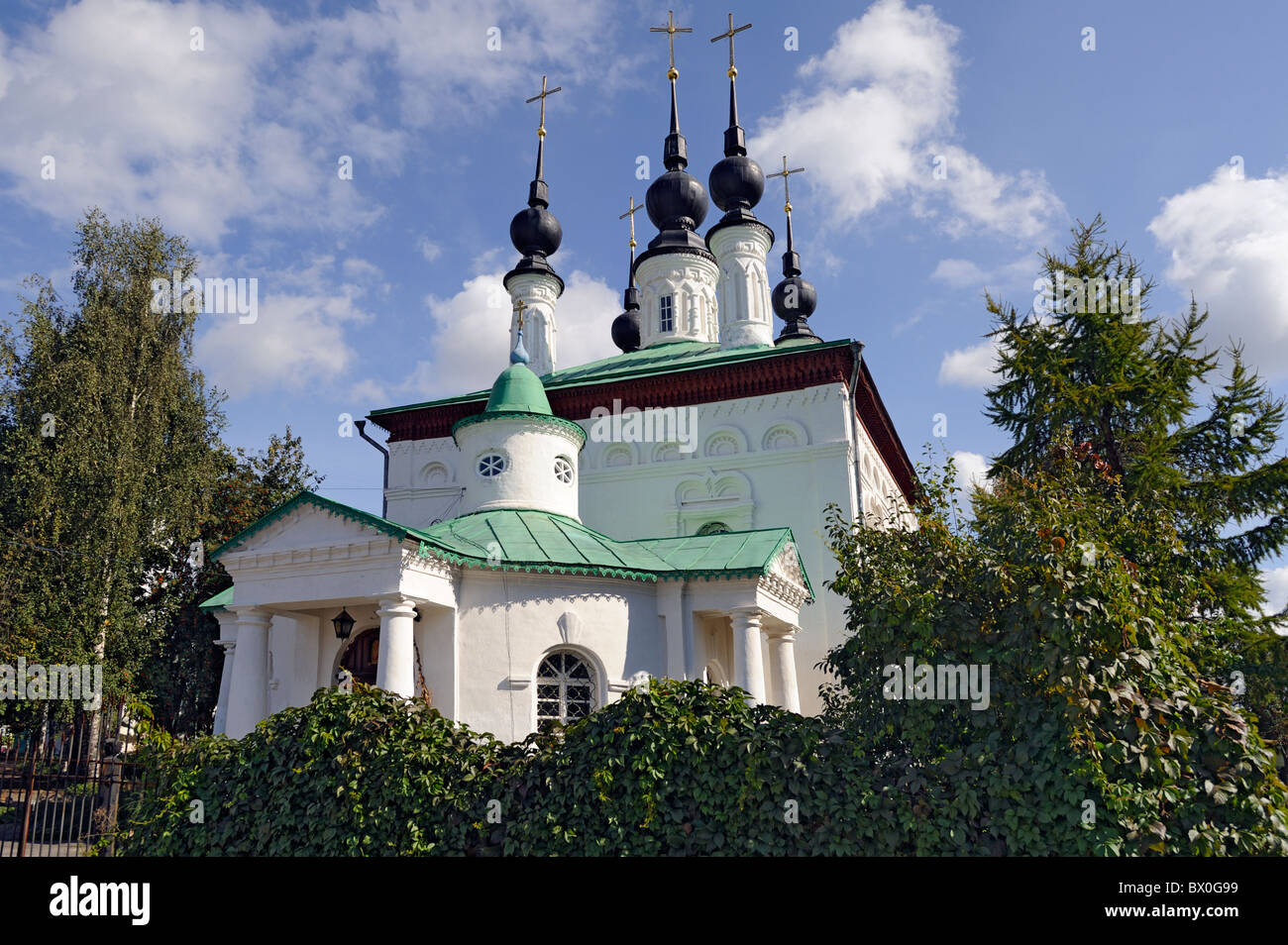 Old orthodox church in russian town Suzdal Stock Photo