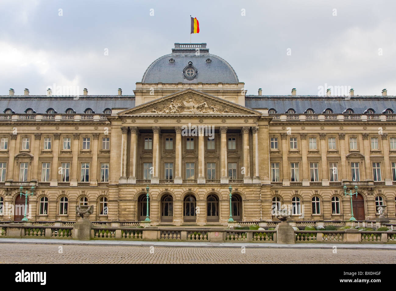 Palais Royale (royal palace) in Brussels, Belgium Stock Photo