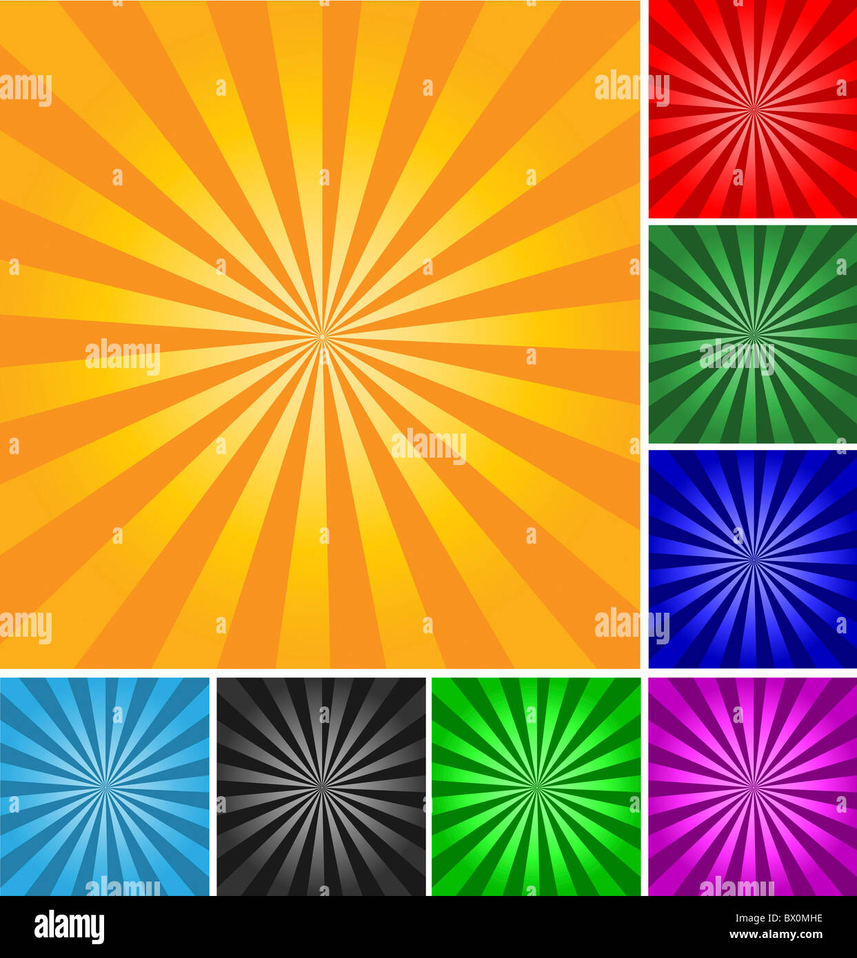 Background Different Color Vector Retro style vector abstract background. Different colors and gradients ...