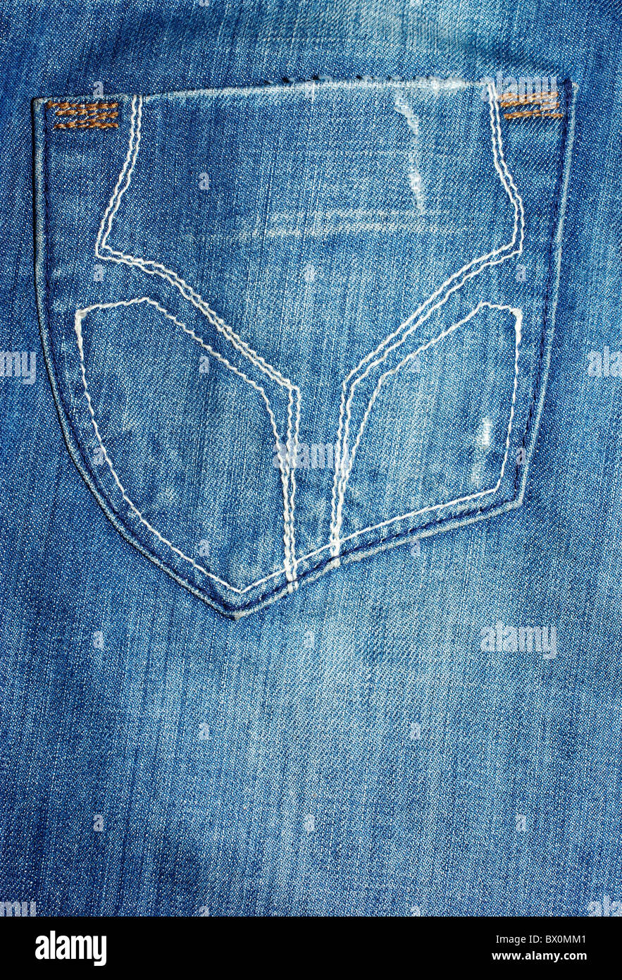 Jeans back pocket macro hi-res stock photography and images - Alamy