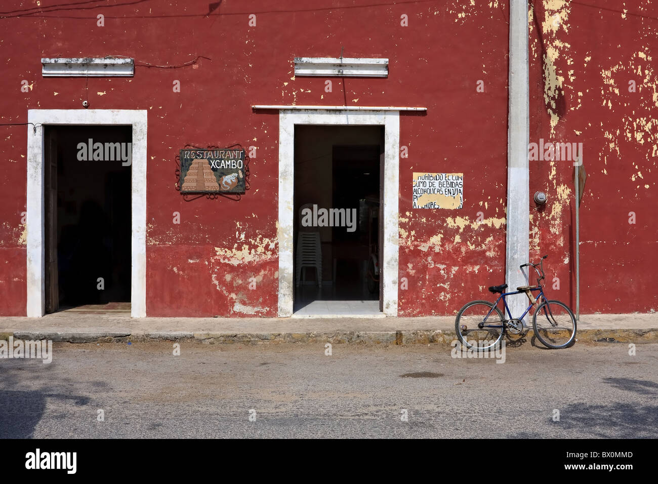 Mexican Restaurant, Xcambo located near Progreso, Mexico. Stock Photo