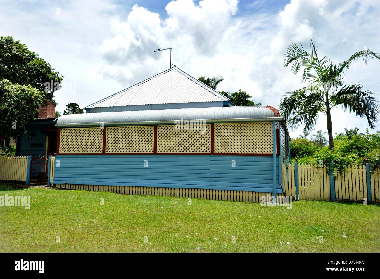 An old country house at Wardell in Northern New South Wales Stock Photo