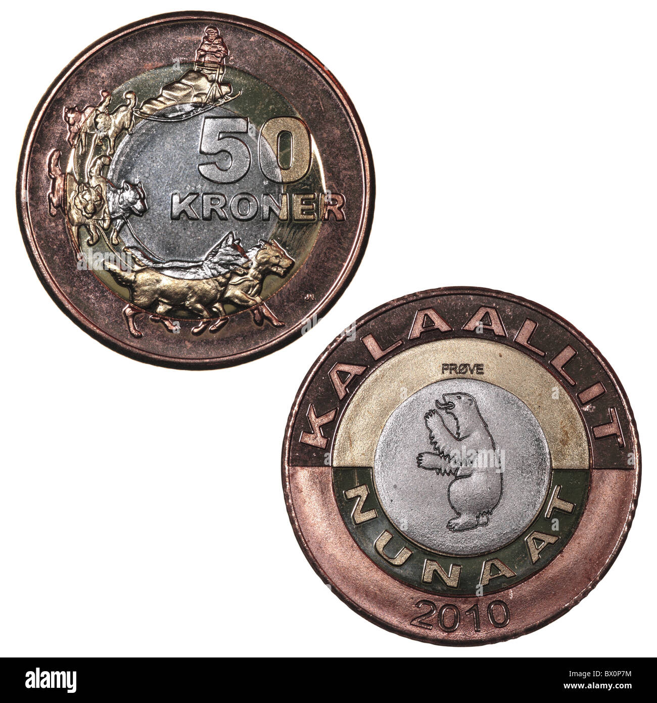 Coin Greenland Stock Photo Alamy