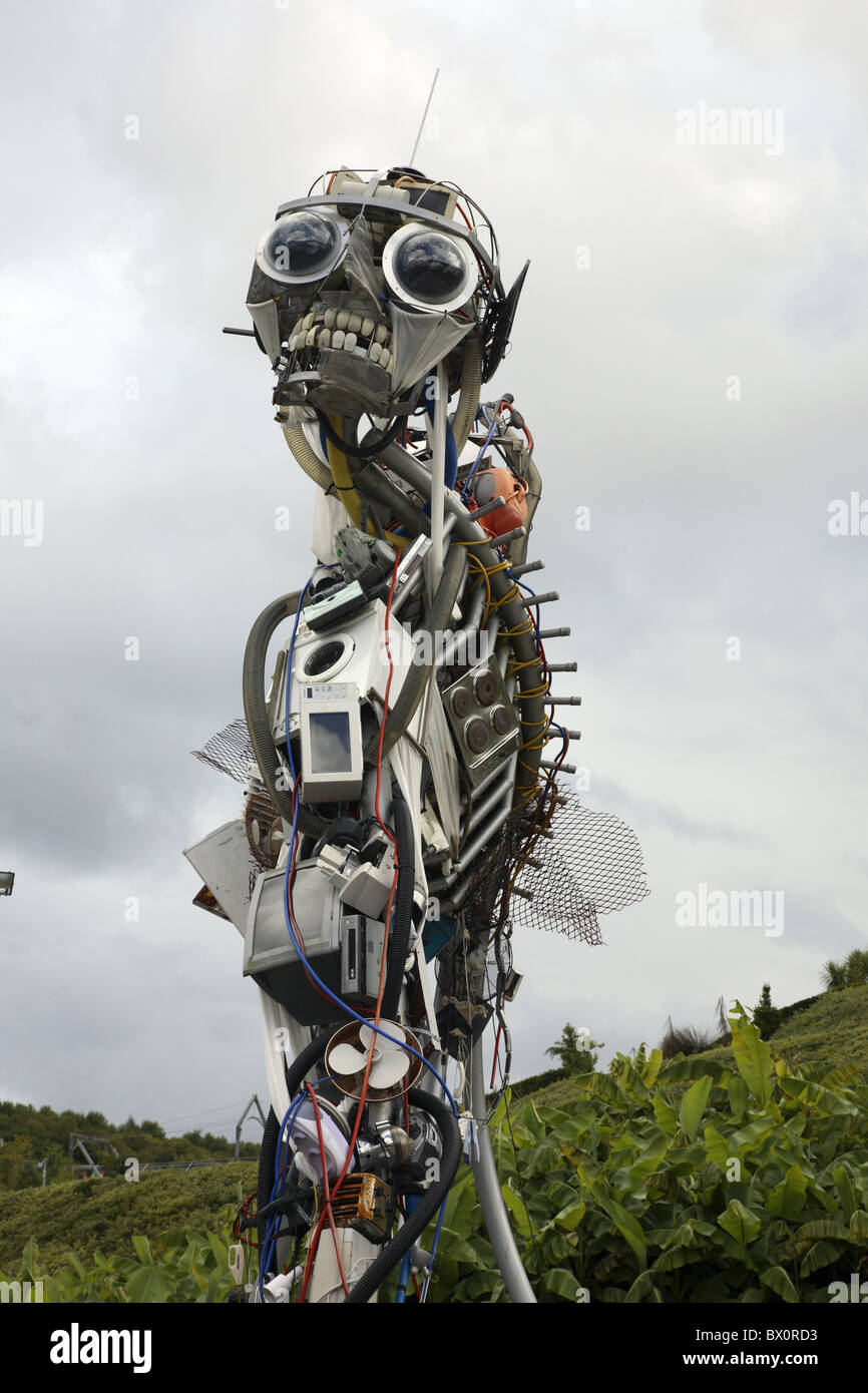 WEEE Man Sculpture at the Eden Project Stock Photo - Alamy