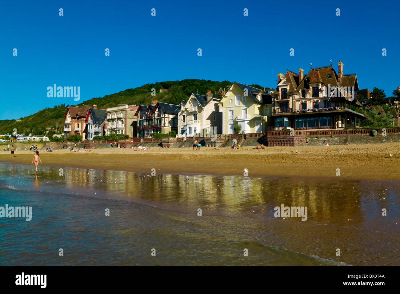 Houlgate,Calvados,Basse Normandie,France Stock Photo