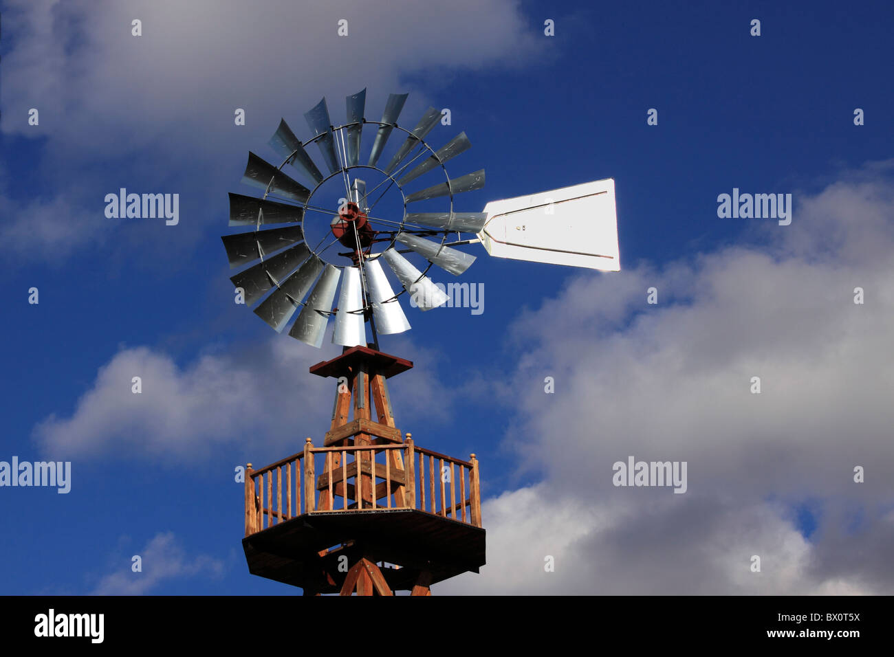 Windmill at Sagamore Hill - Historic home of Theodore Roosevelt, 26th President of the United States, Oyster Bay, Long Island NY Stock Photo