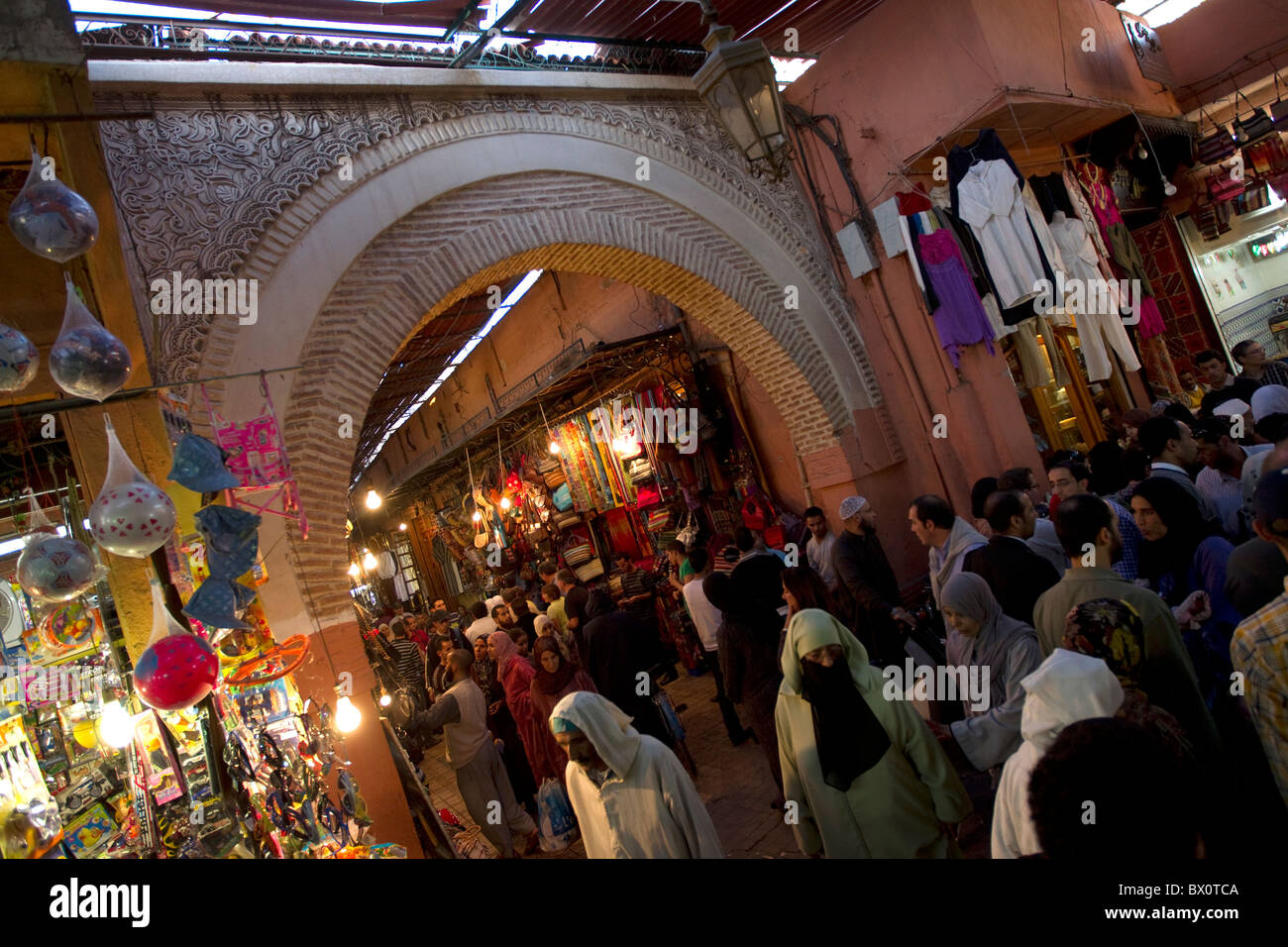 Marakech souk,Morocco Stock Photo