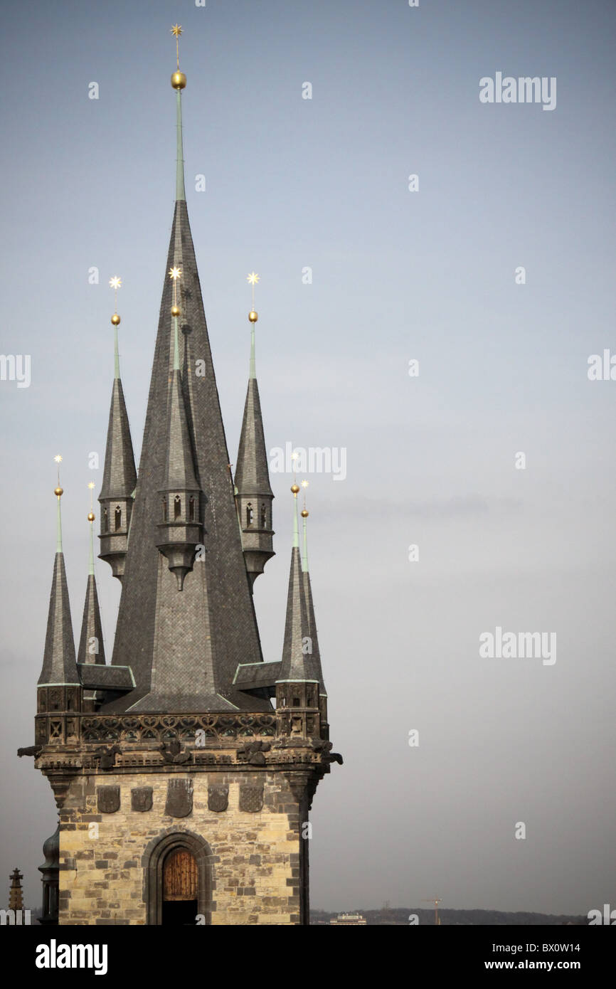 Old town hall tower and astronomical clock hi-res stock photography and ...