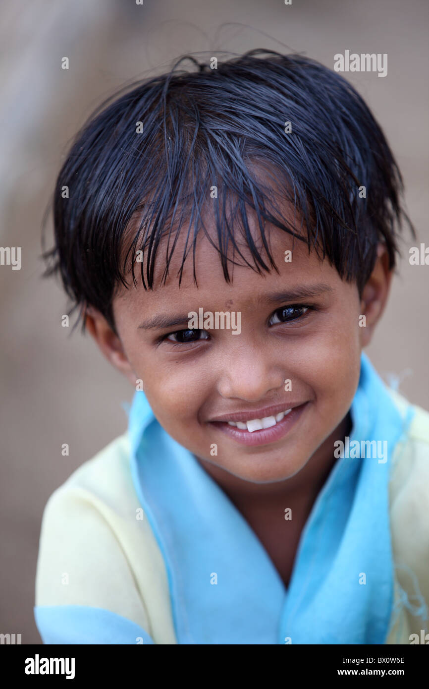 cute girl Andhra Pradesh South India Stock Photo - Alamy
