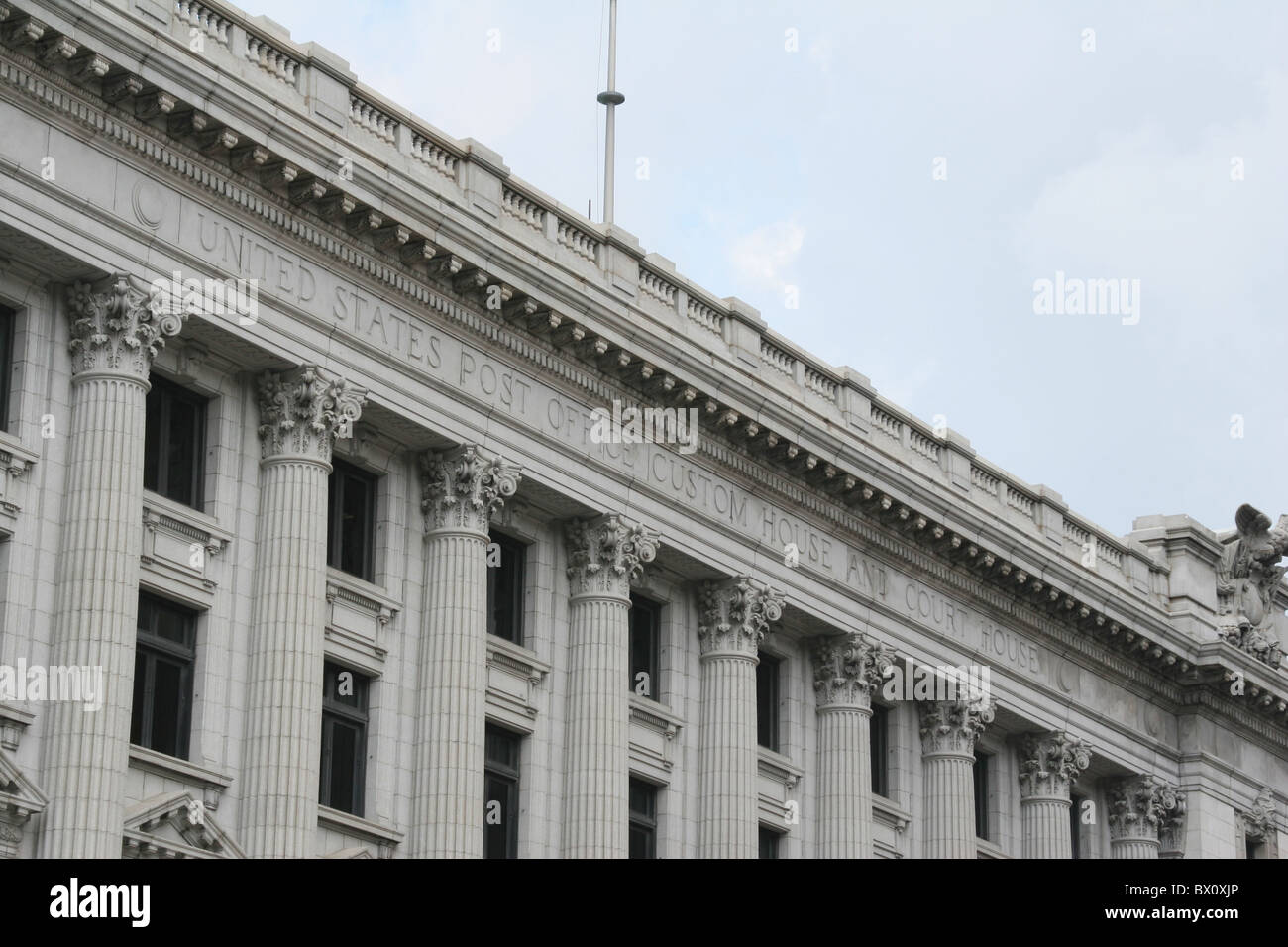 United States Post Office Custom House and Court House Stock Photo