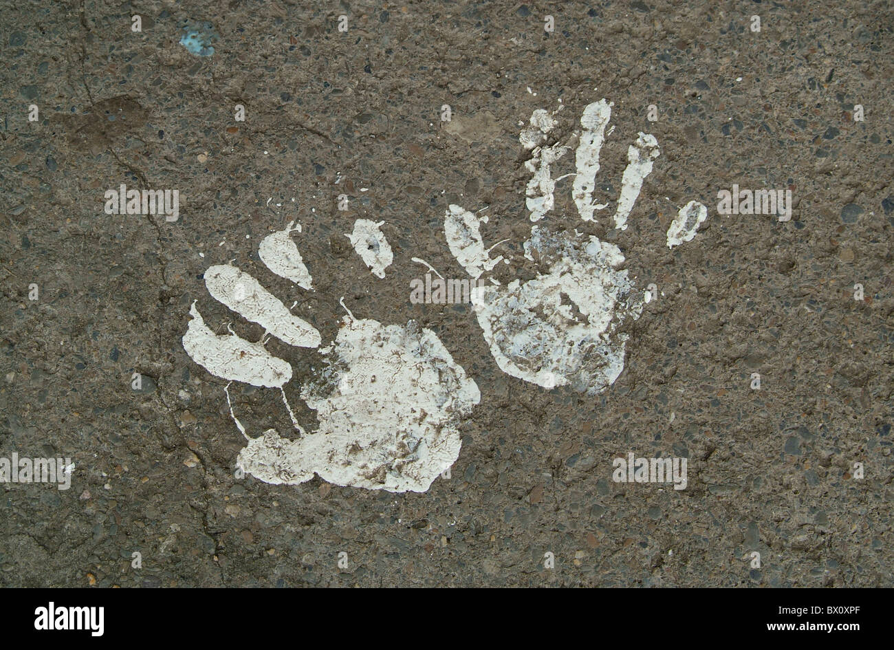 Hand prints paint hi-res stock photography and images - Alamy