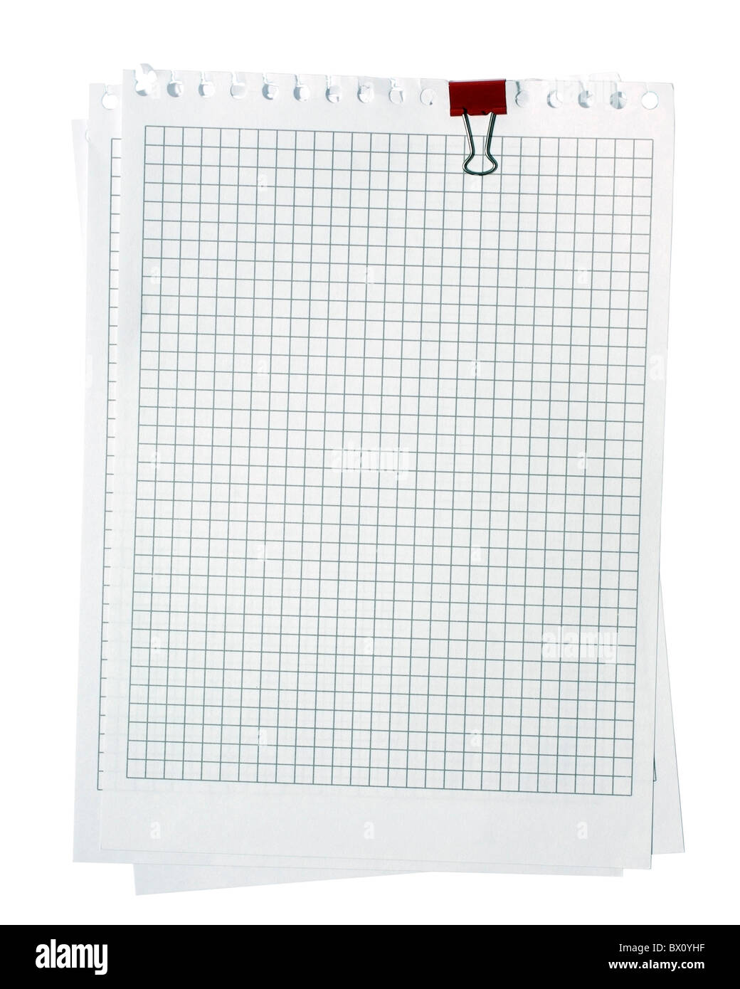 Blank attached note paper for message, office isolated on white ...