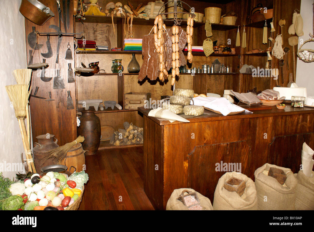 Replica of a Mexican pulperia or General store, Museo Historico de San