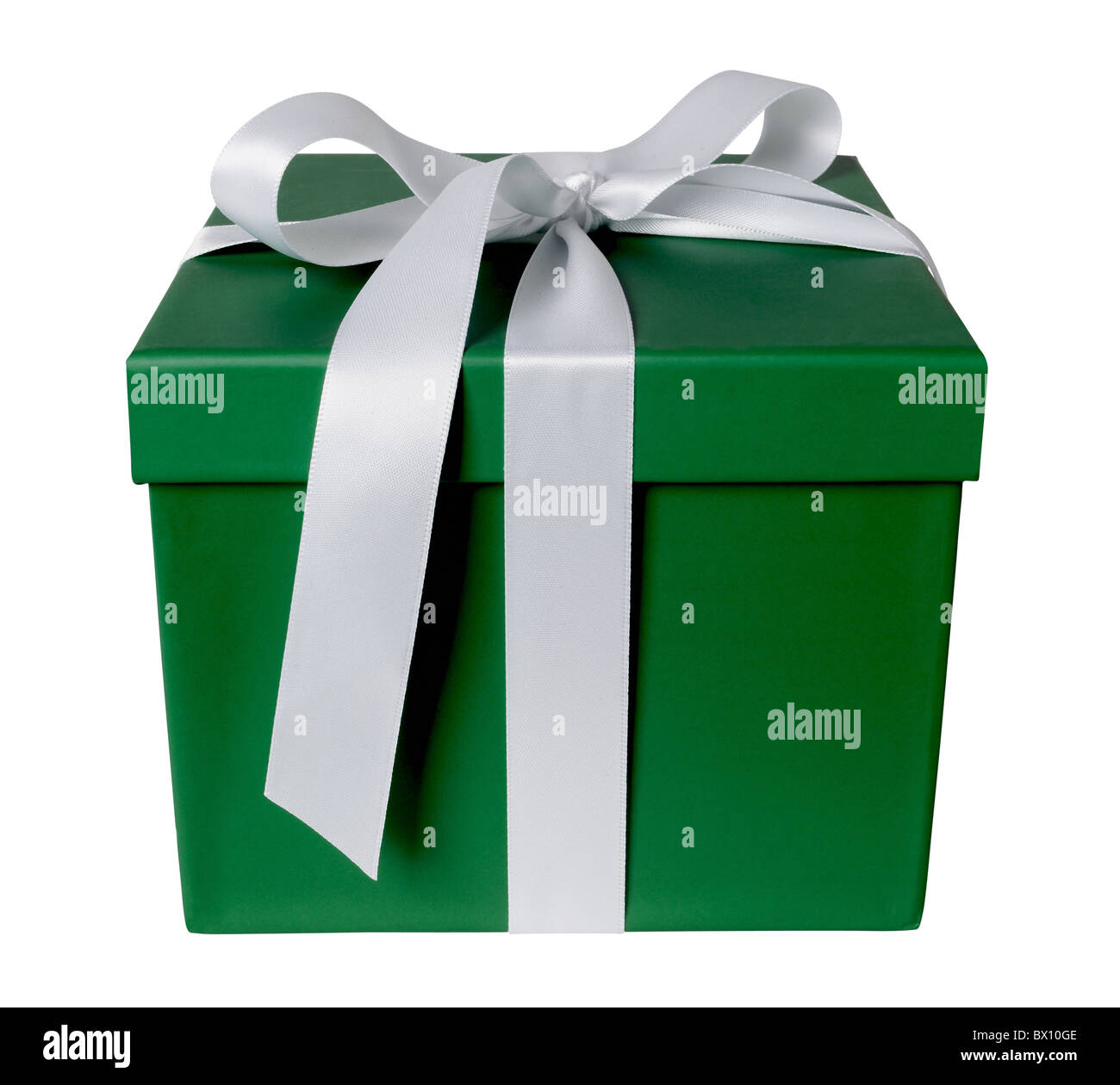 green gift box Stock Photo