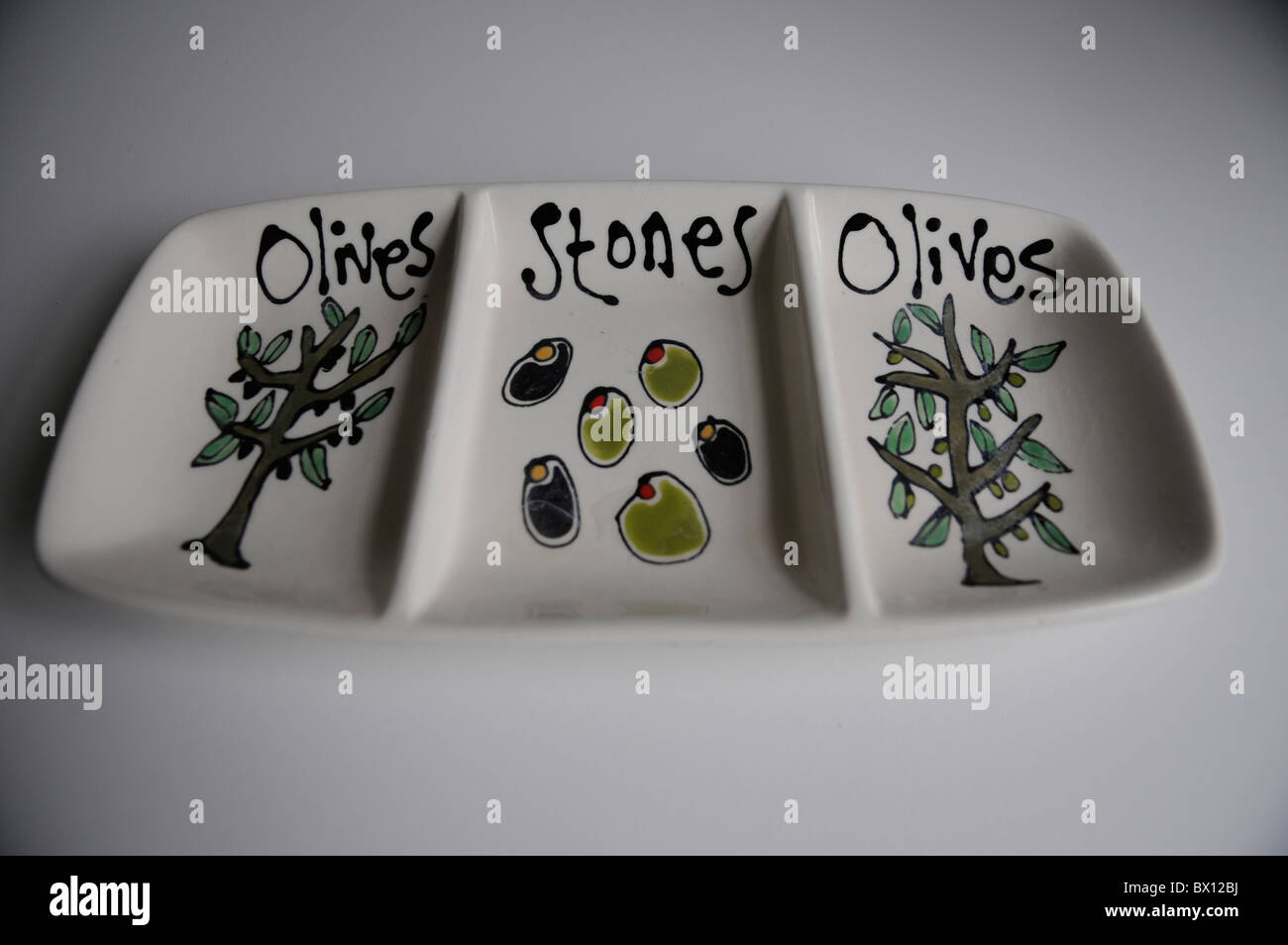 Ceramic olive dish Stock Photo Alamy