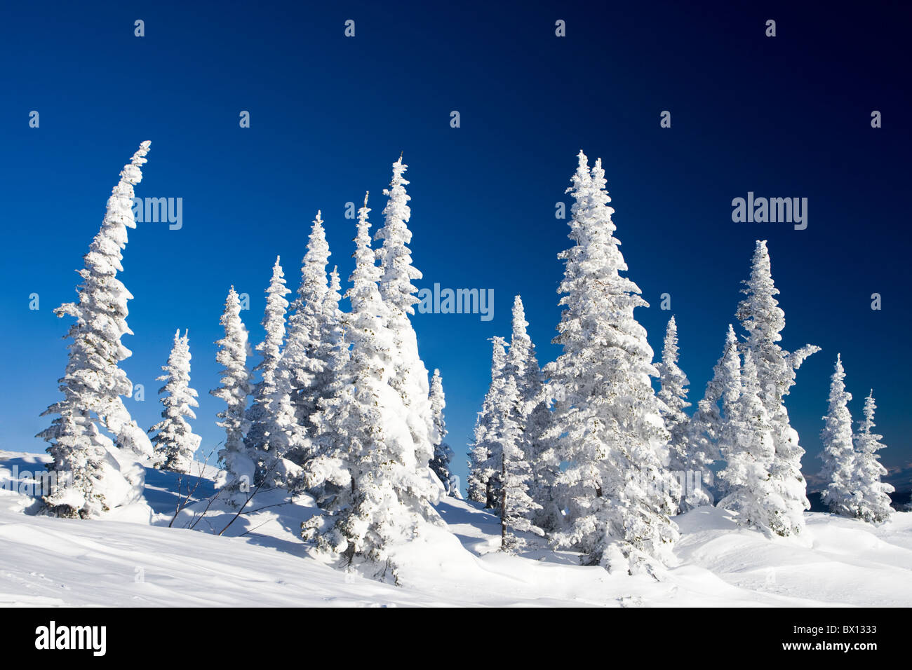 Photo of wonderful scene somewhere in mountains or winter resort Stock Photo