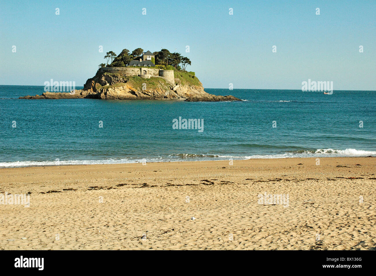 St Coulomb (35) Du Guesclin Islet Stock Photo