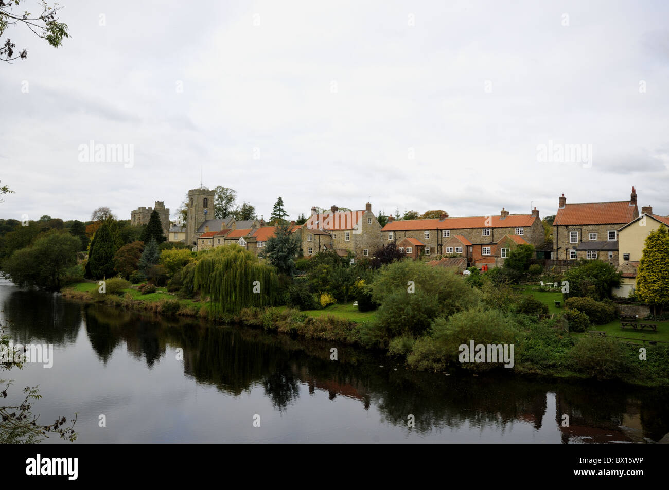 West Tanfield, North Yorkshire, England Stock Photo Alamy