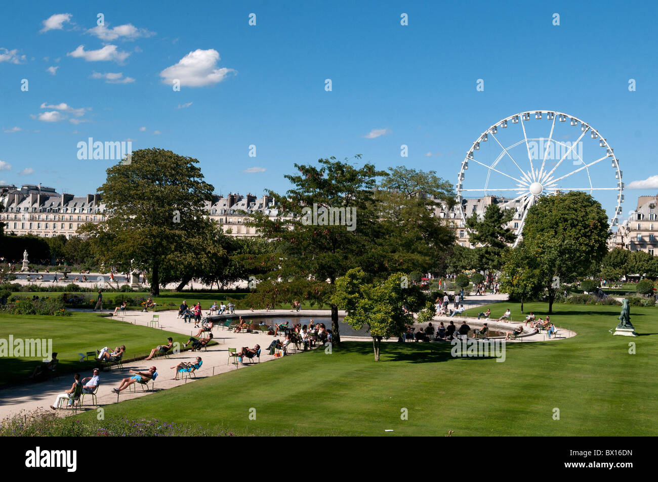 Paris (75): The Tuileries Garden Stock Photo