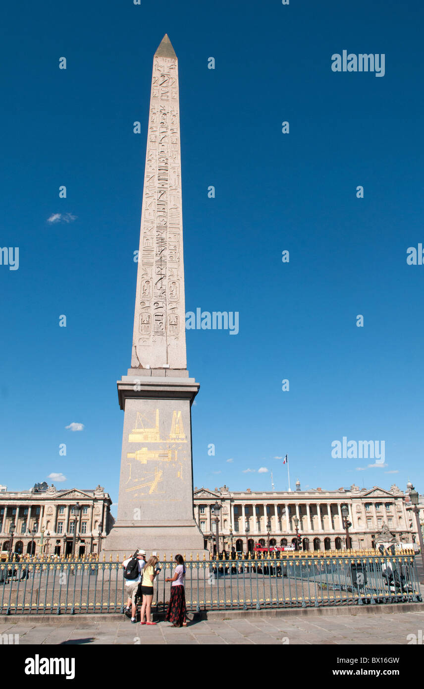 Paris (75): 'Place de la Concorde' square Stock Photo