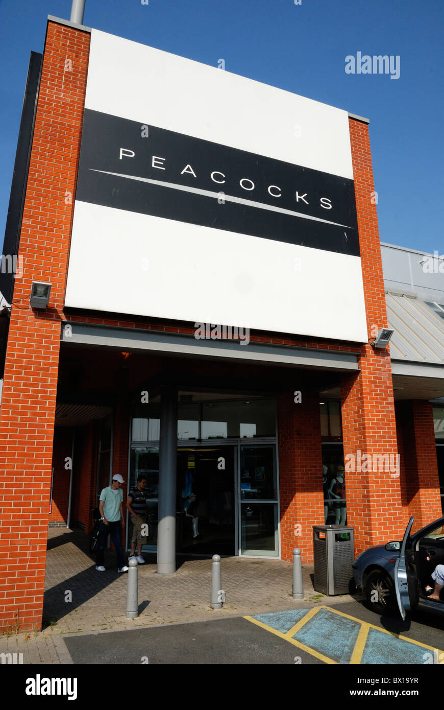 Peacocks clothing store, Ystwyth Retail Park, Aberystwyth, Wales Stock Photo