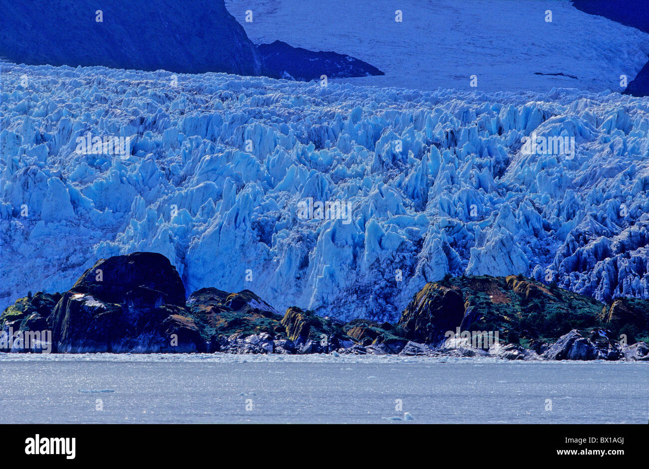 Chile South America Skua Glacier glacier South America landscape Amalia Sound Southern Fjords Stock Photo