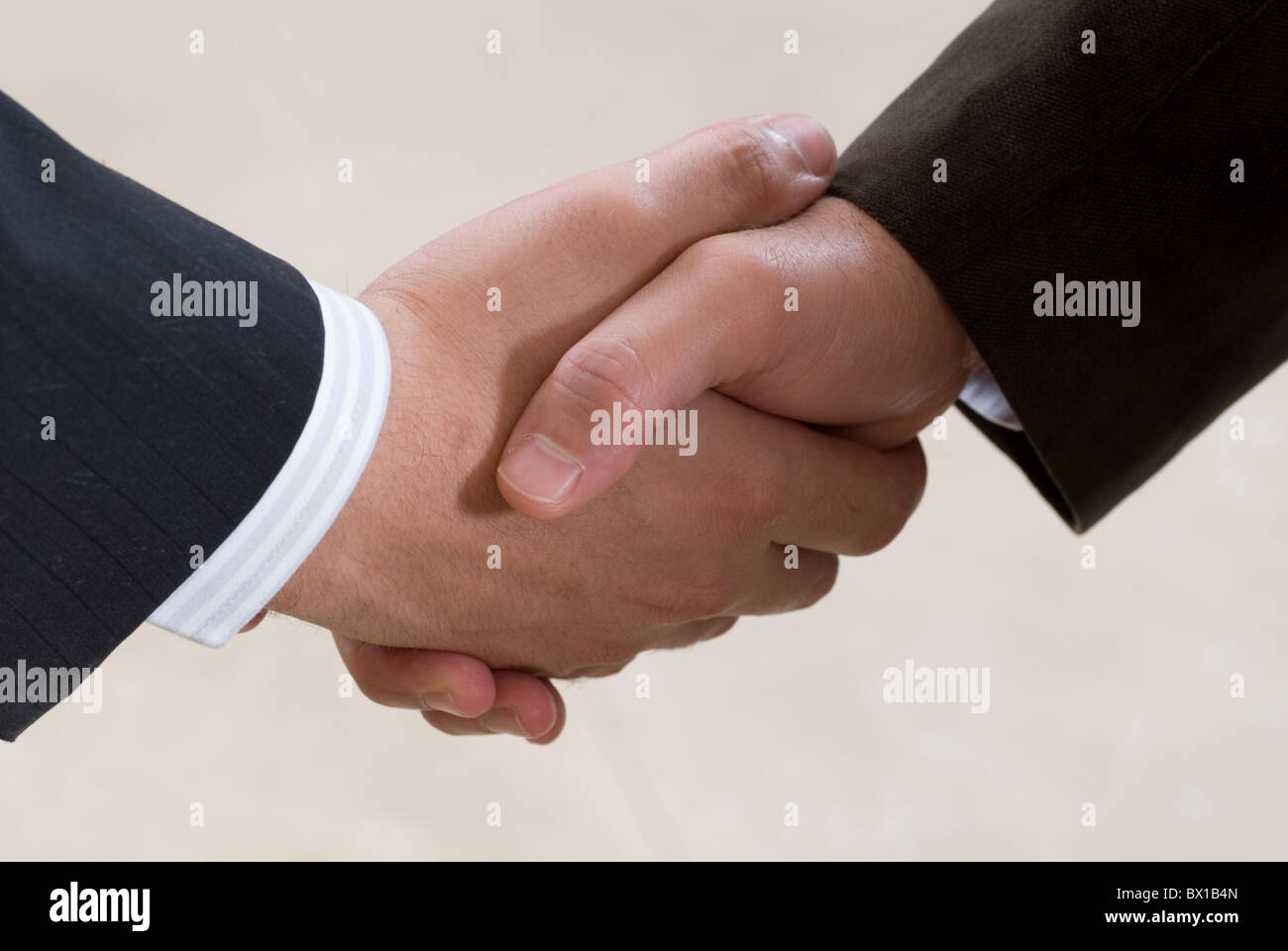 Closeup of a businessmen handshaking Beirut Lebanon Middle East Stock Photo