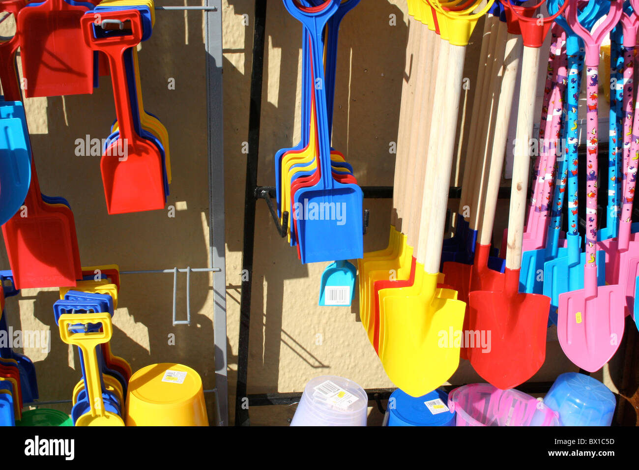 Buckets and spades Stock Photo Alamy