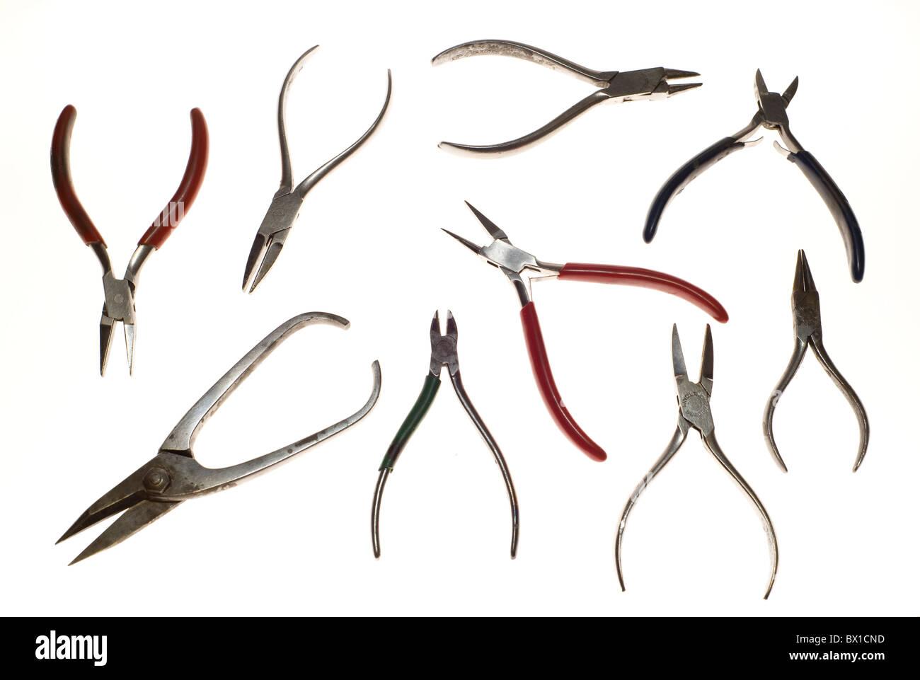 Different types of pliers Stock Photo Alamy