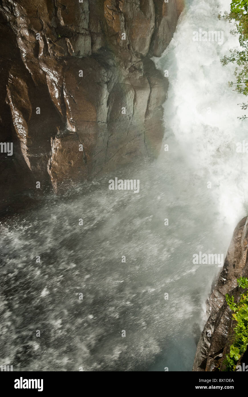 Rapids in the French Pyrenees Stock Photo