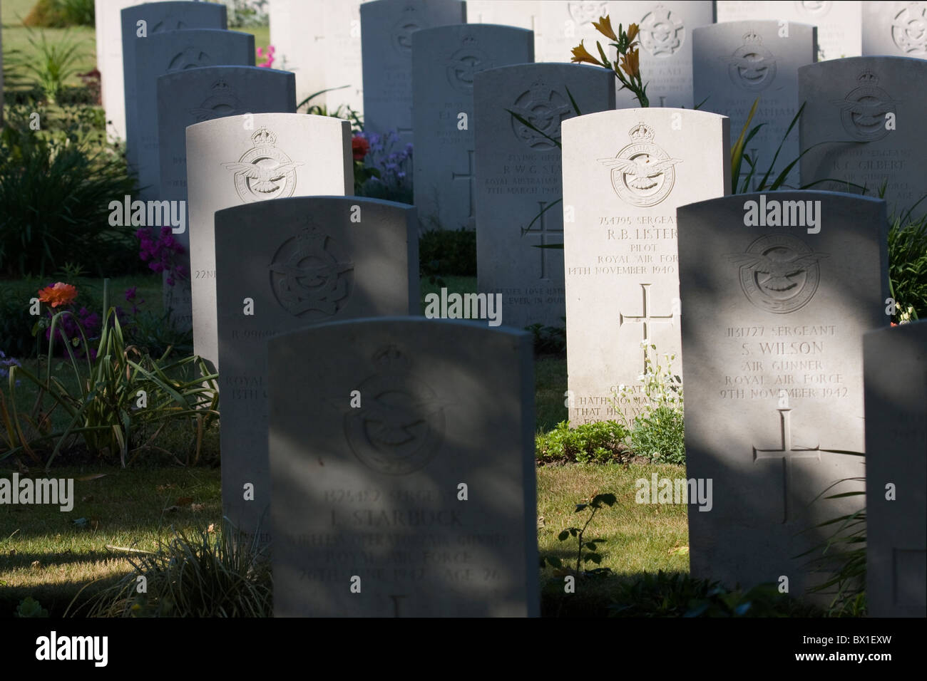 War graves Second World War Stock Photo