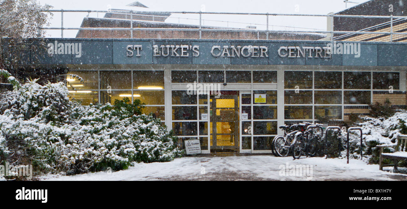 Entrance to the Radiotherapy department at the St. Luke' Cancer Centre