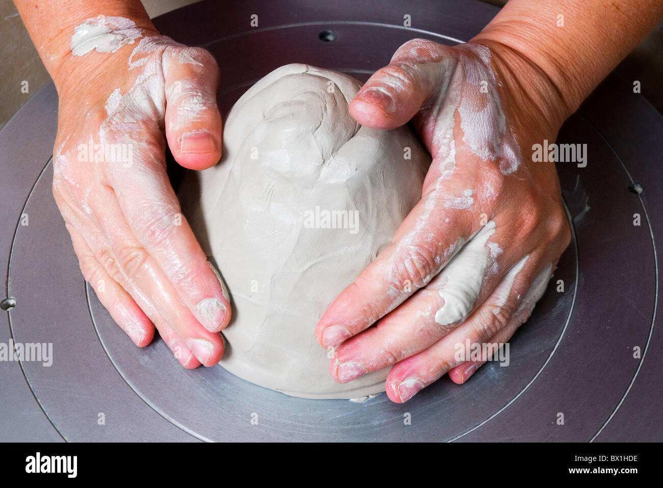 Potters wheel hi-res stock photography and images - Alamy