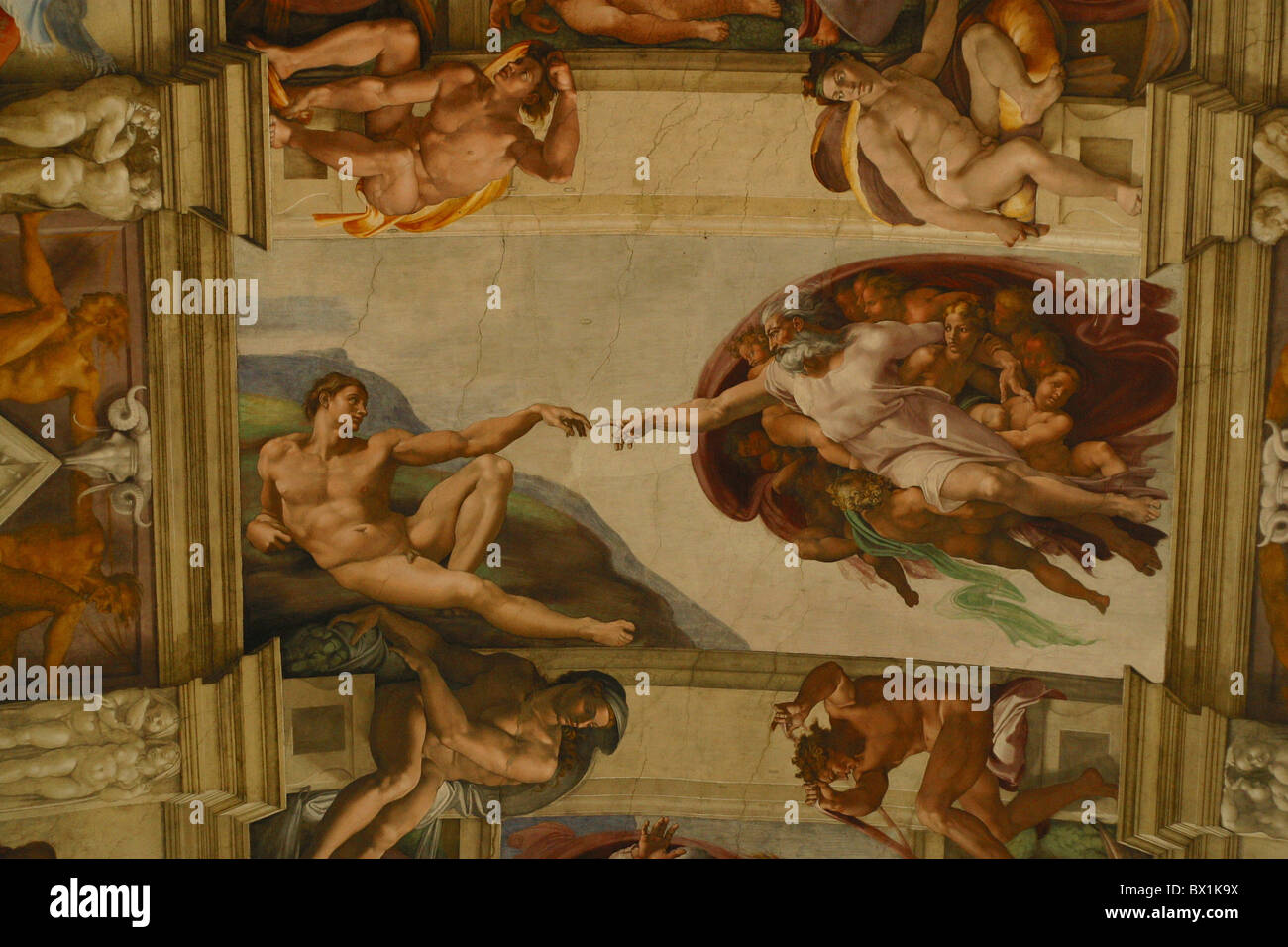 Michelangelo Sistine Chapel Ceiling Creation Of Adam