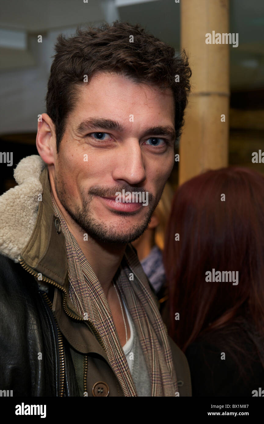 Model David Gandy attends the restaurant opening of Inamo St. James in ...