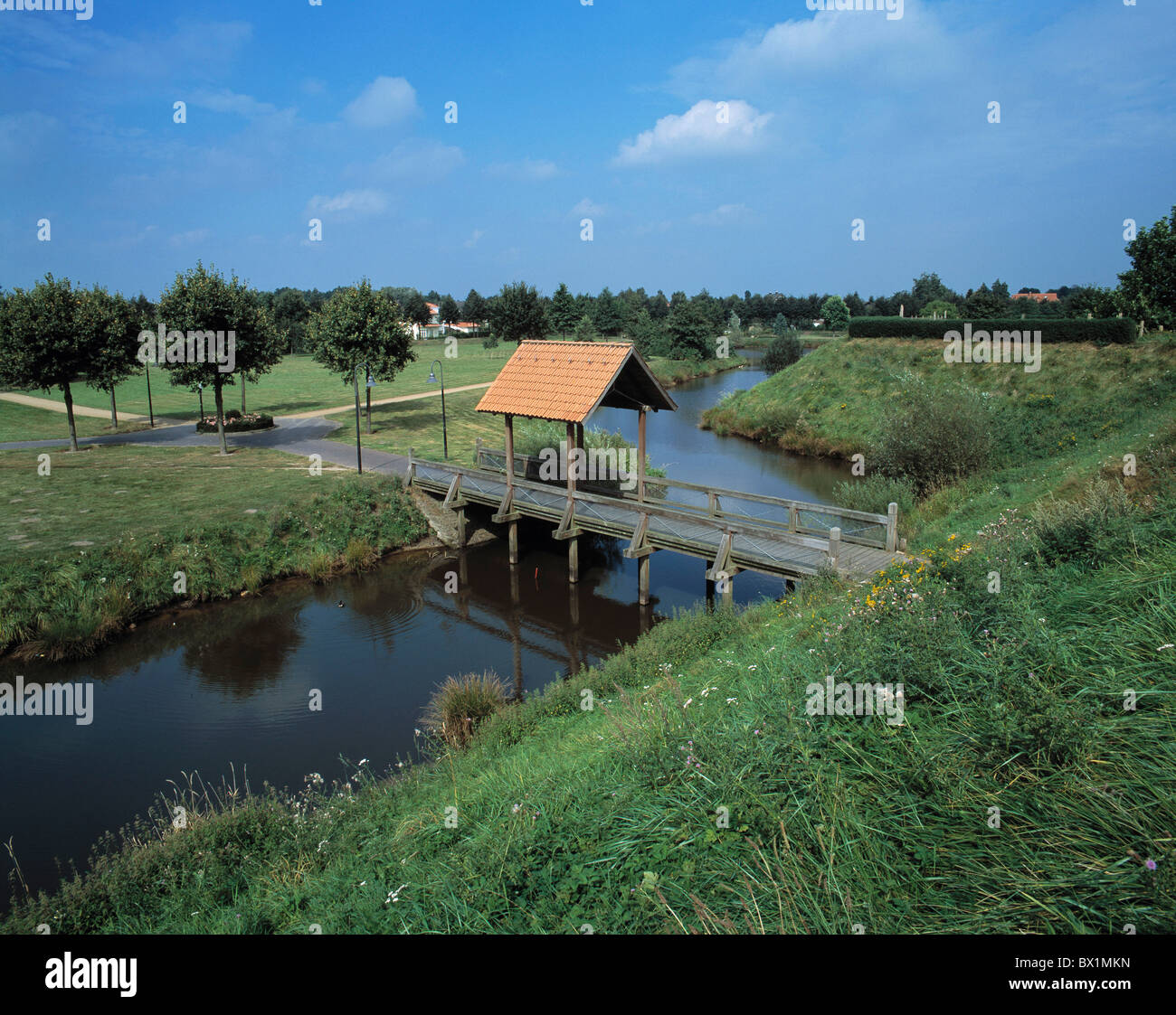 Fortification Ditch Embankments Arrangements Fort Germany Europe