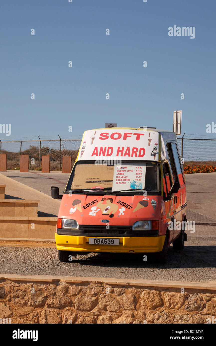 Ice cream van, Paphos Cyprus. Pafos Stock Photo - Alamy